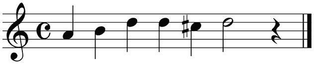 Notenbalk regel 11 (iso)