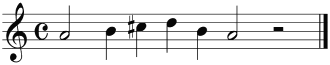 Notenbalk regel 8 (rit)