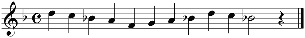 Notenbalk regel 5 (iso)