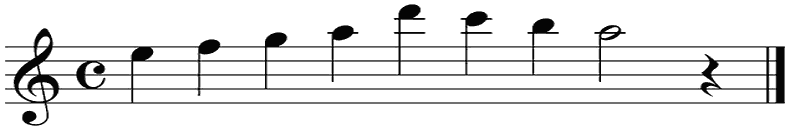 Notenbalk regel 4 (iso)