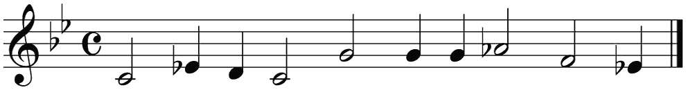 Notenbalk regel 5 (rit)