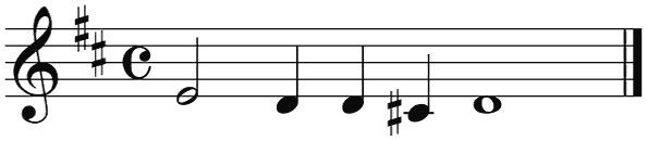 Notenbalk regel 12 (rit)