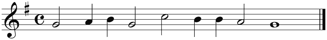 Notenbalk regel 8 (rit)
