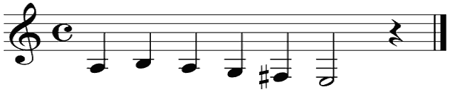 Notenbalk regel 4 (iso)