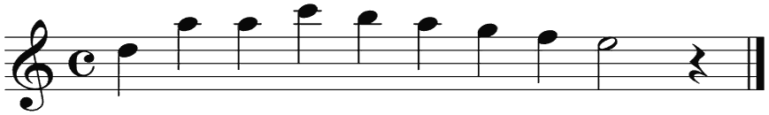 Notenbalk regel 3 (iso)