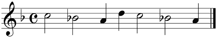 Notenbalk regel 1 (rit)