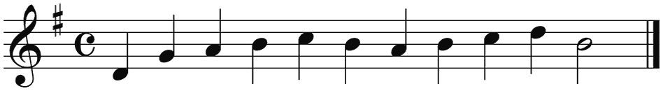 Notenbalk regel 2 (iso)