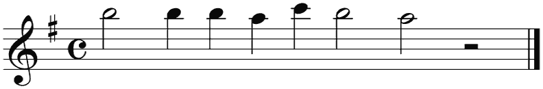 Notenbalk regel 7 (rit)