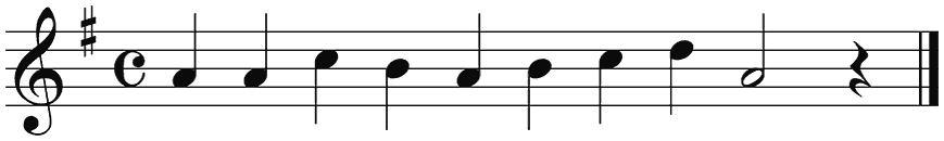 Notenbalk regel 5 (iso)