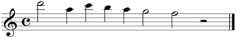 Notenbalk regel 6 (rit)