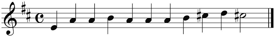 Notenbalk regel 5 (iso)
