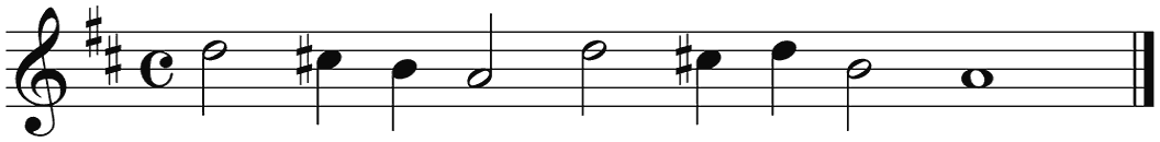 Notenbalk regel 6 (rit)