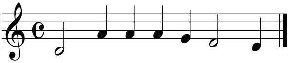 Notenbalk regel 1 (rit)