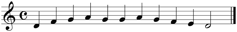 Notenbalk regel 6 (iso)