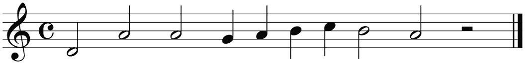 Notenbalk regel 1 (rit)